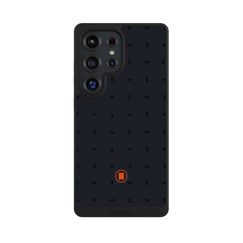 Galaxy S25 Ultra NIVOpure Nivocase Muster Dunkelgrau