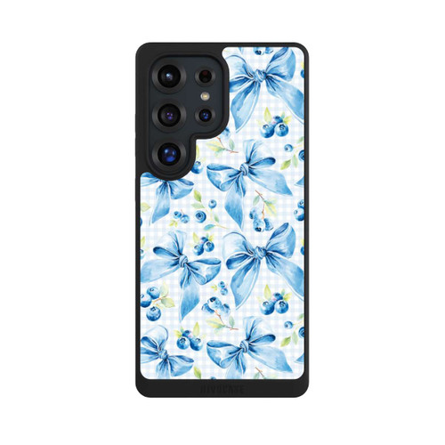 Samsung Galaxy S25 Ultra NIVOpure Blaue Schleifen und Blaubeeren mit KI