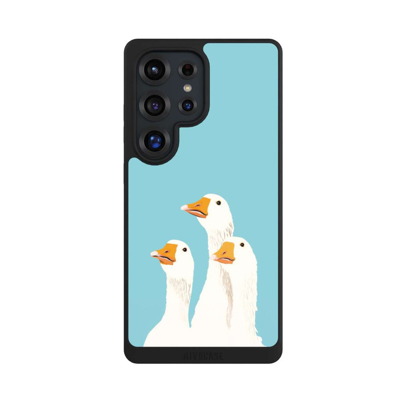 Galaxy S25 Ultra NIVOpure Three Geese Light Blue with AI