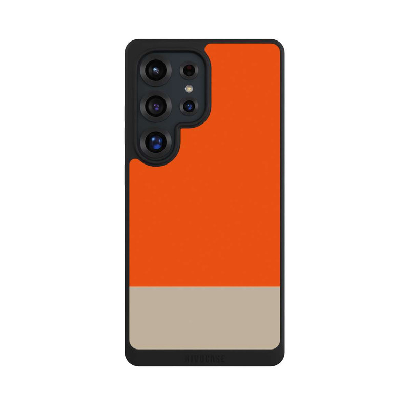 Galaxy S25 Ultra NIVOpure Combinaison de Couleurs Orange et Beige