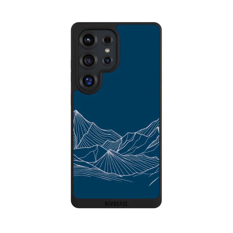 Galaxy S25 Ultra NIVOpure Blue Mountain Contour Lines