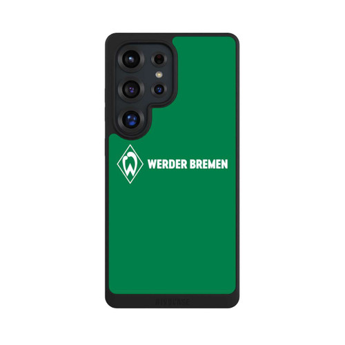 Samsung Galaxy S25 Ultra NIVOpure Werder Bremen Schriftzug Raute Grün