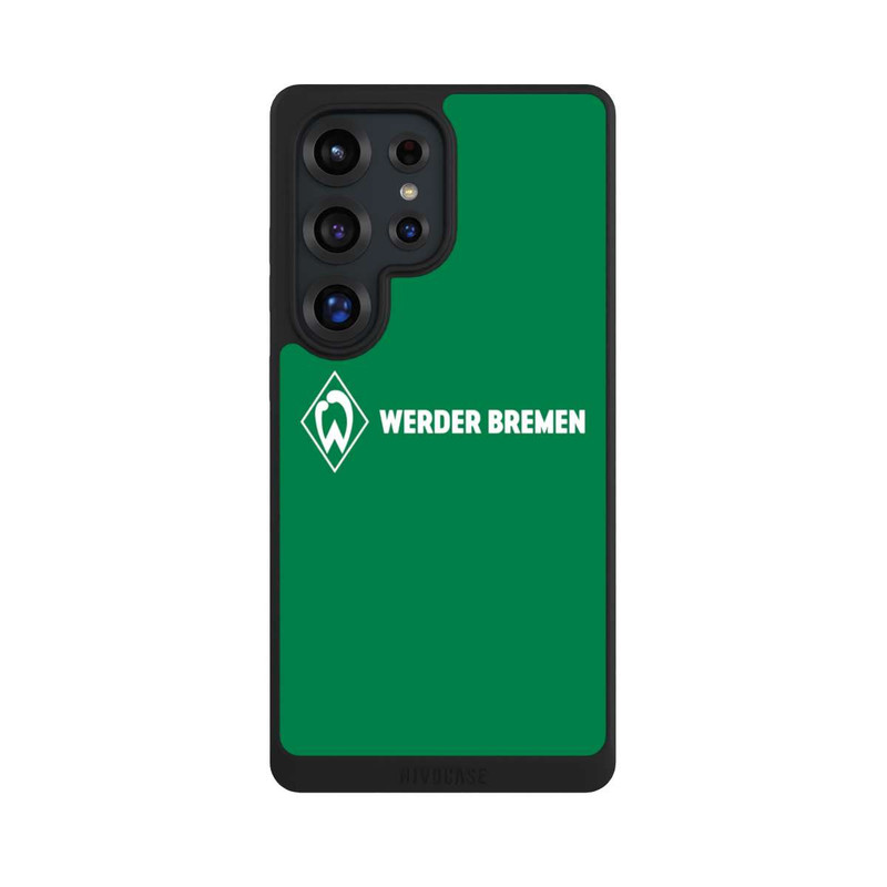 Galaxy S25 Ultra NIVOpure Werder Bremen Schriftzug Raute Grün