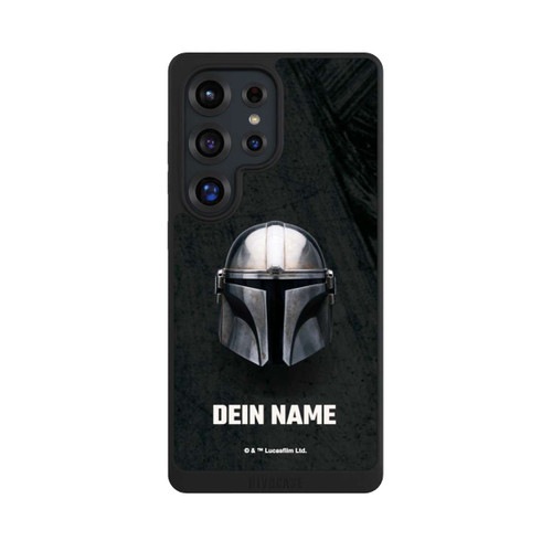 Samsung Galaxy S25 Ultra NIVOpure Star Wars Mandalorian Black Helmet Personalisierbar
