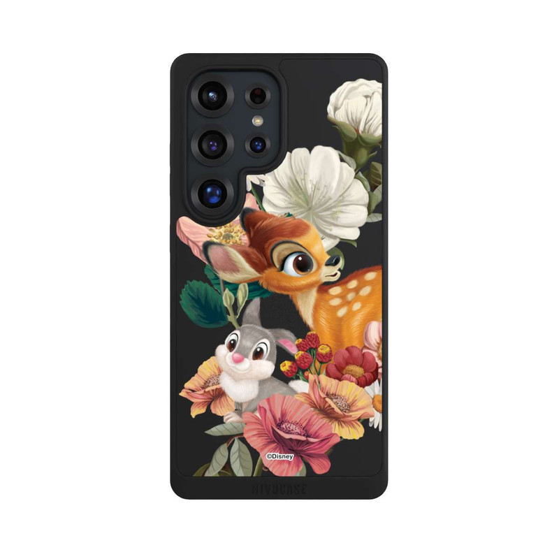 Galaxy S25 Ultra NIVOpure Bambi und Klopfer Blumen Transparent