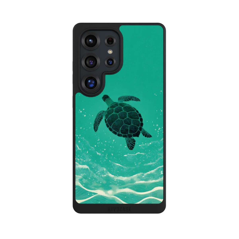 Galaxy S25 Ultra NIVOpure Turtle in the Ocean with AI