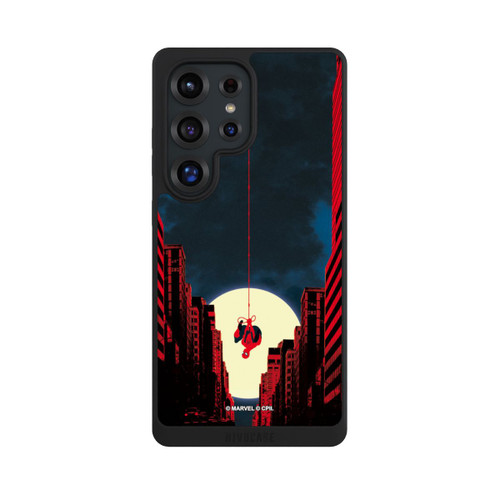 Samsung Galaxy S25 Ultra NIVOpure Spider-Man Marvel between Skyscrapers