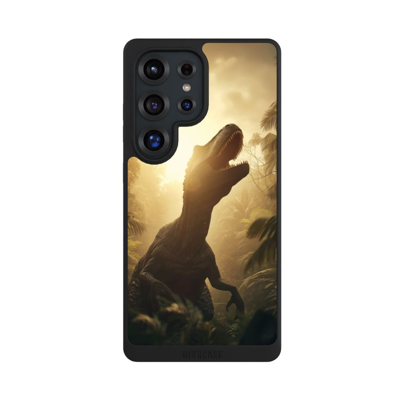 Galaxy S25 Ultra NIVOpure Dinosaure dans la Jungle avec IA
