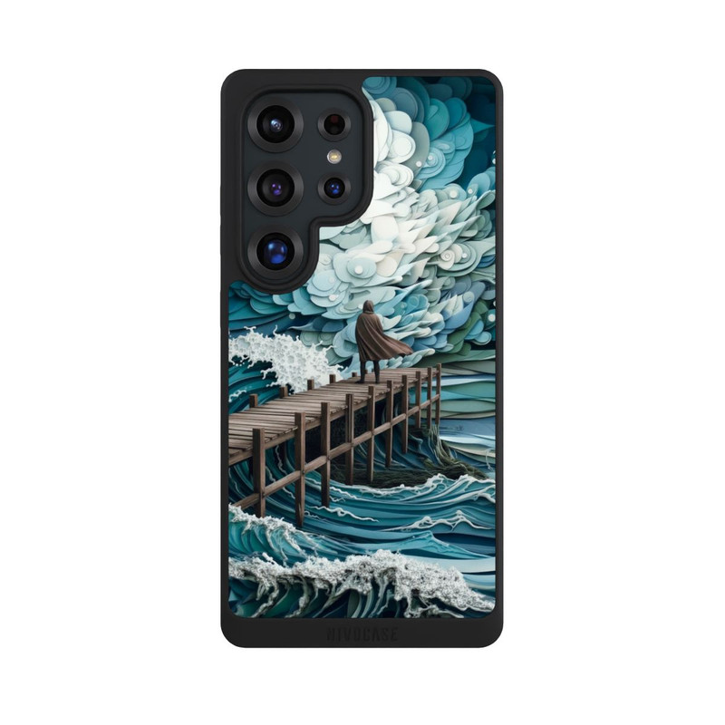 Galaxy S25 Ultra NIVOpure Stormy sea with AI