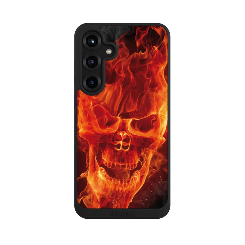 Galaxy S25 + NIVOpure Burning Skull