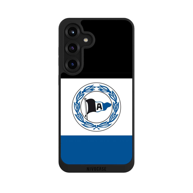 Galaxy S25 + NIVOpure Arminia Bielefeld Schwarz Weiss Blau