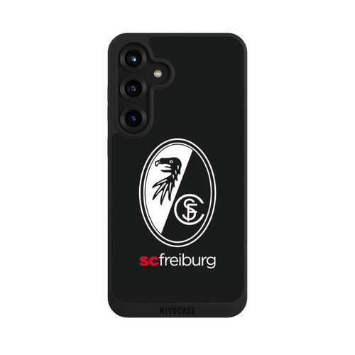 Samsung Galaxy S25+  NIVOpure SC Freiburg Wappen Schwarz