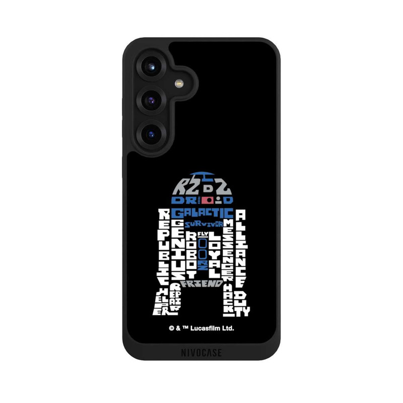 Galaxy S25 + NIVOpure R2-D2 Typo Graphique