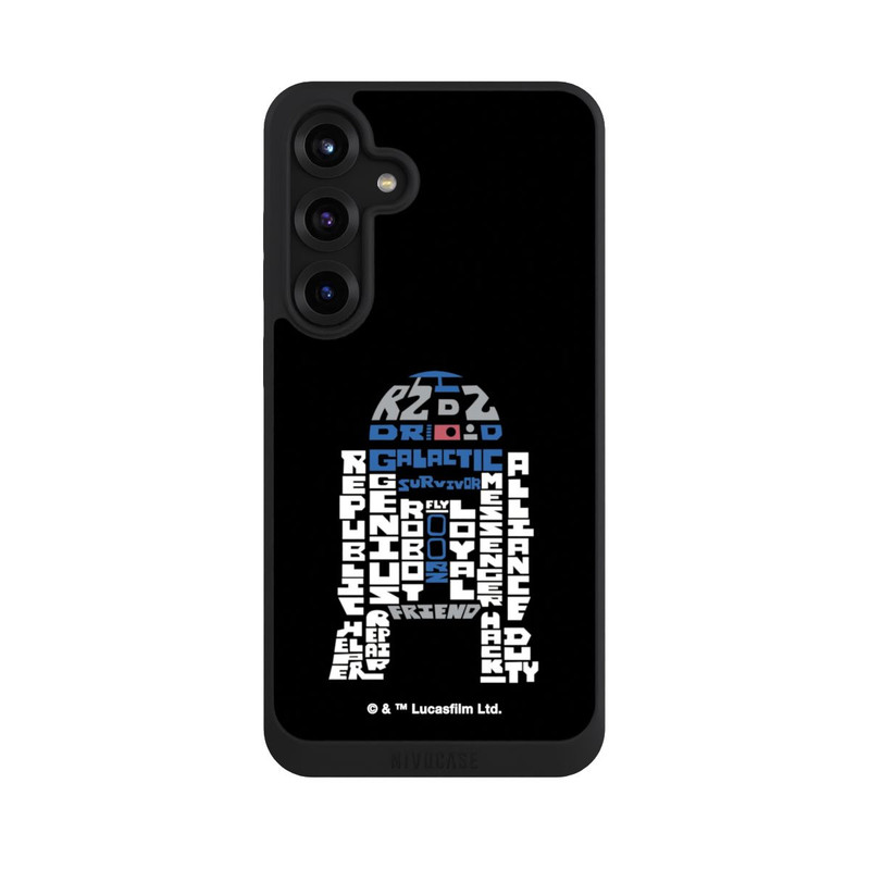 Galaxy S25 + NIVOpure R2-D2 Typo Graphique