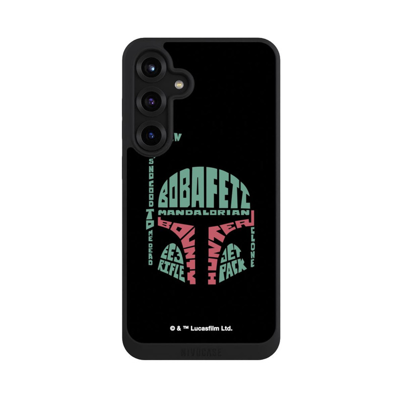 Galaxy S25 + NIVOpure Boba Fett Typo Grafisch