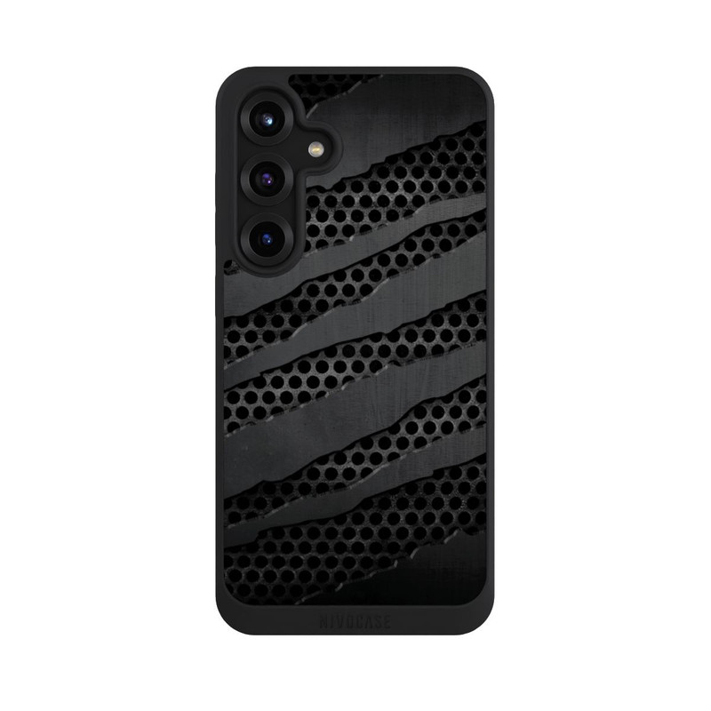 Galaxy S25 + NIVOpure Grey Metal Scratches