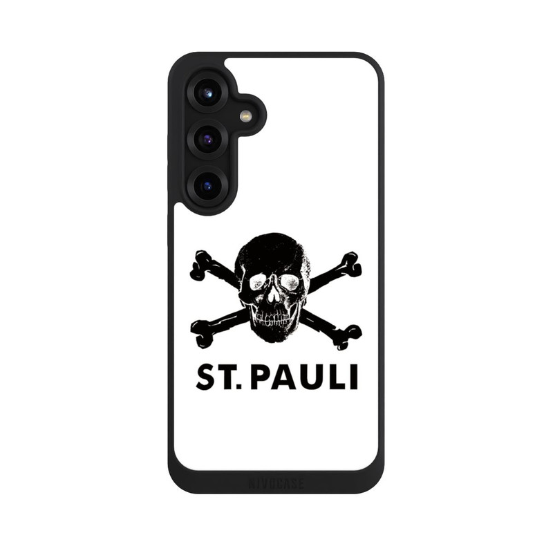 Galaxy S25 + NIVOpure FC St.Pauli BlackSkull