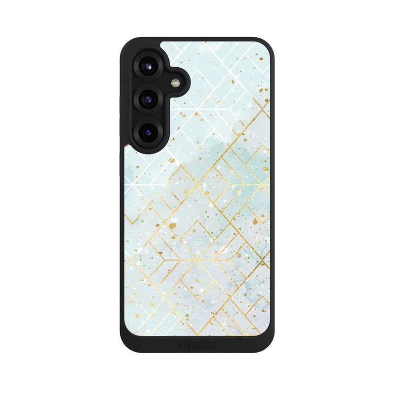 Galaxy S25 + NIVOpure Marbre Pastel Motif de Maille