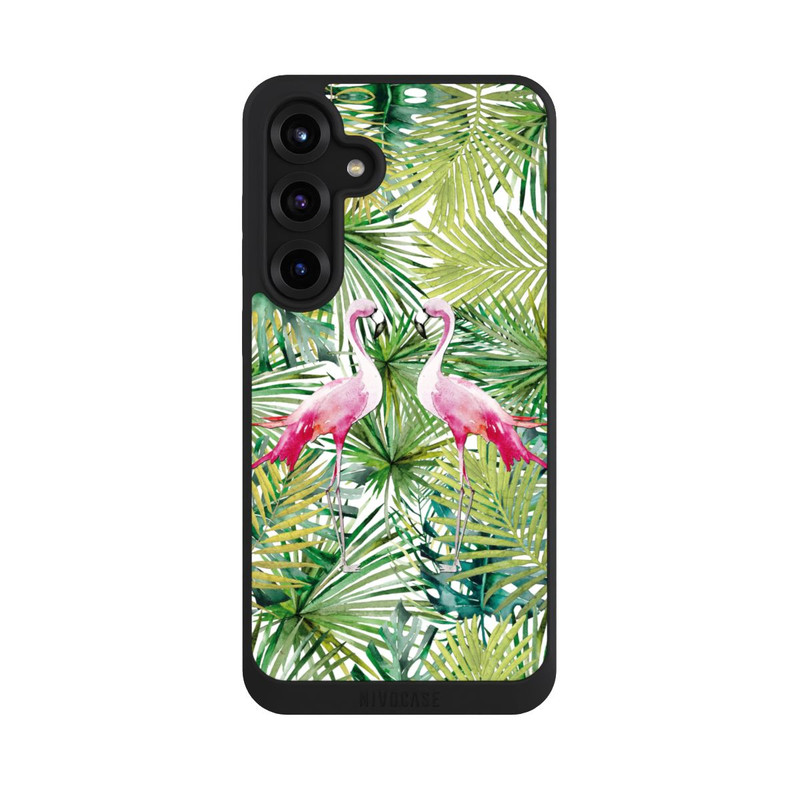 Galaxy S25 + NIVOpure Palmiers Flamants