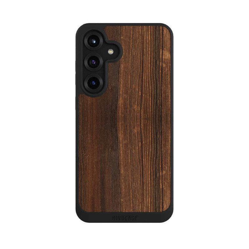 Galaxy S25 + NIVOpure Walnut Wood Look