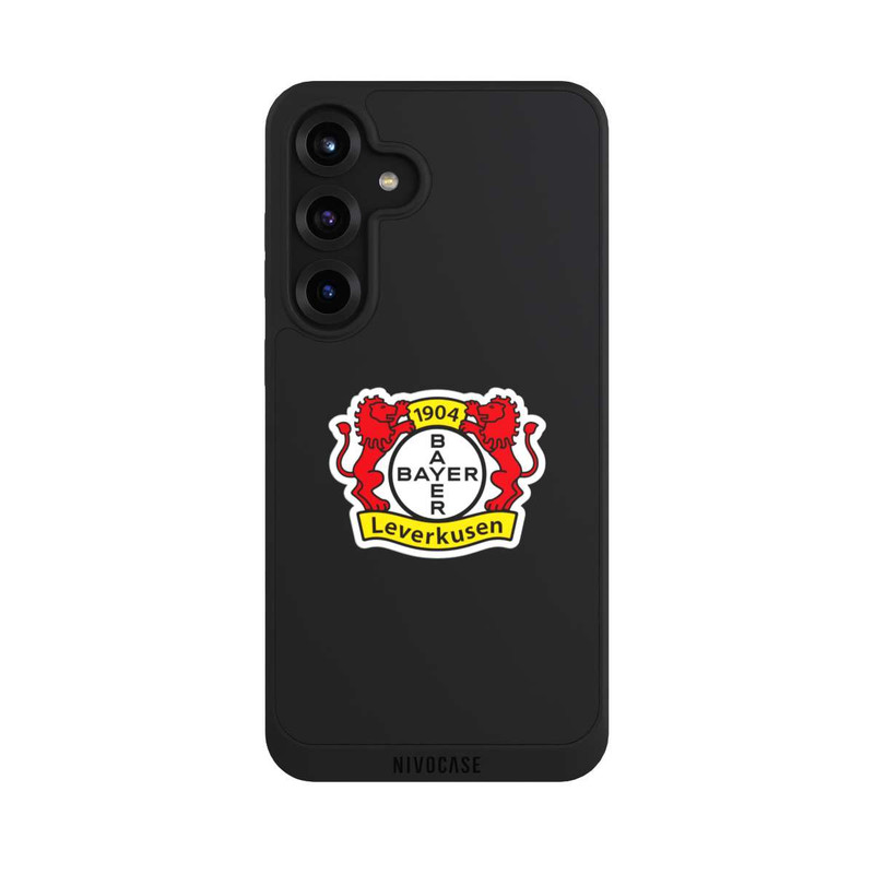 Galaxy S25 + NIVOpure Bayer 04 Logo - ohne Hintergrund