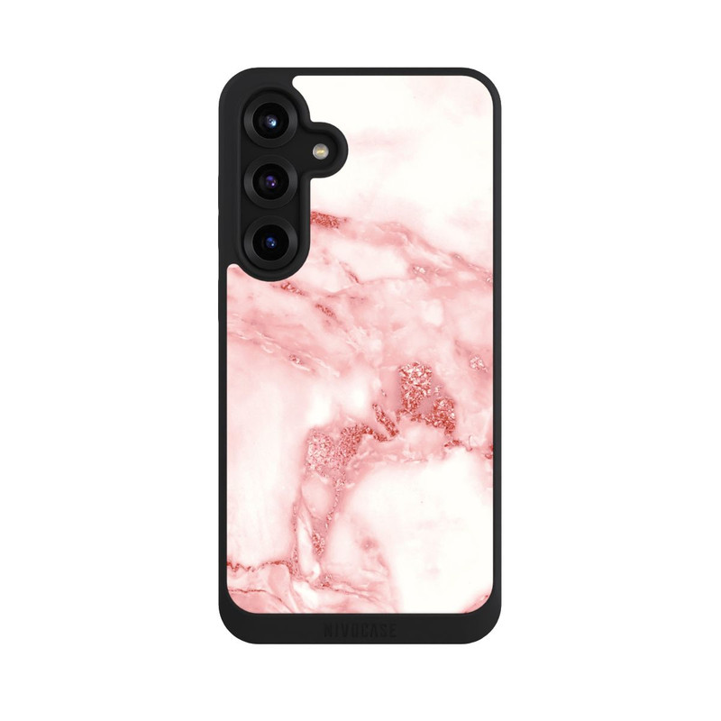 Galaxy S25 + NIVOpure Marbre Rose et Blanc