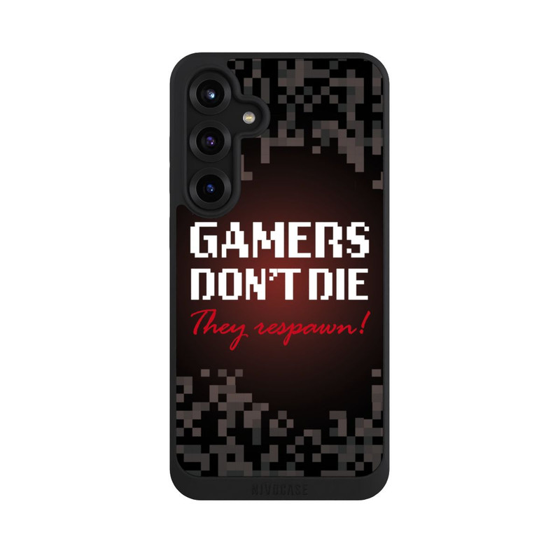 Galaxy S25 + NIVOpure Gamers Don't Die