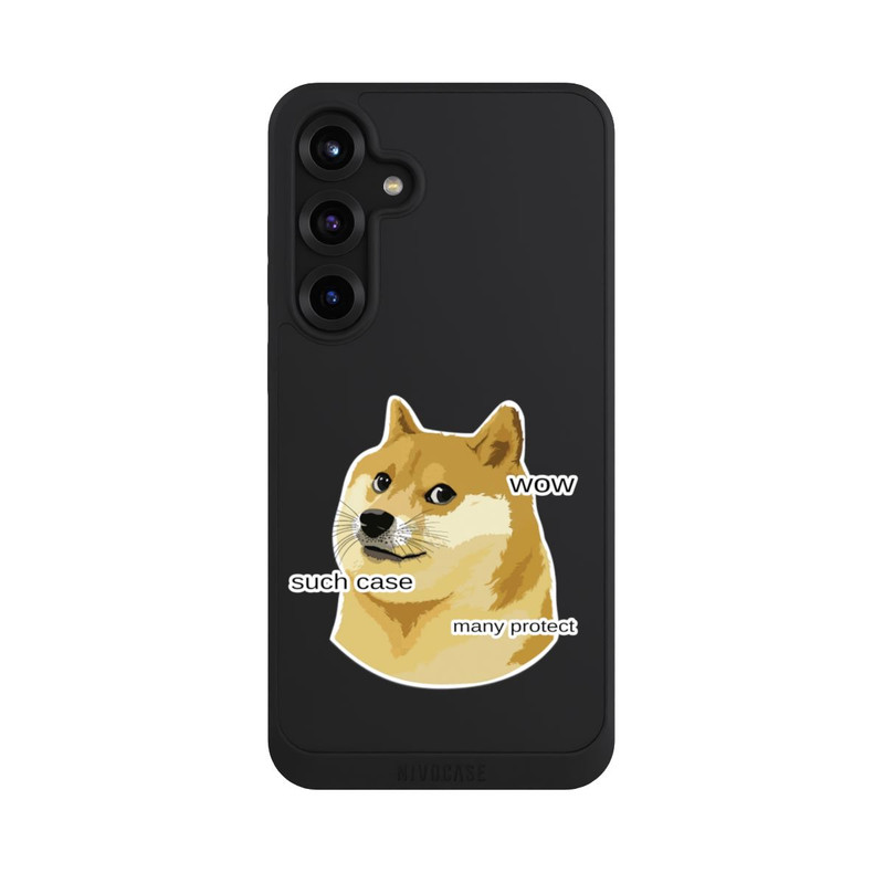 Galaxy S25 + NIVOpure Doge transparent
