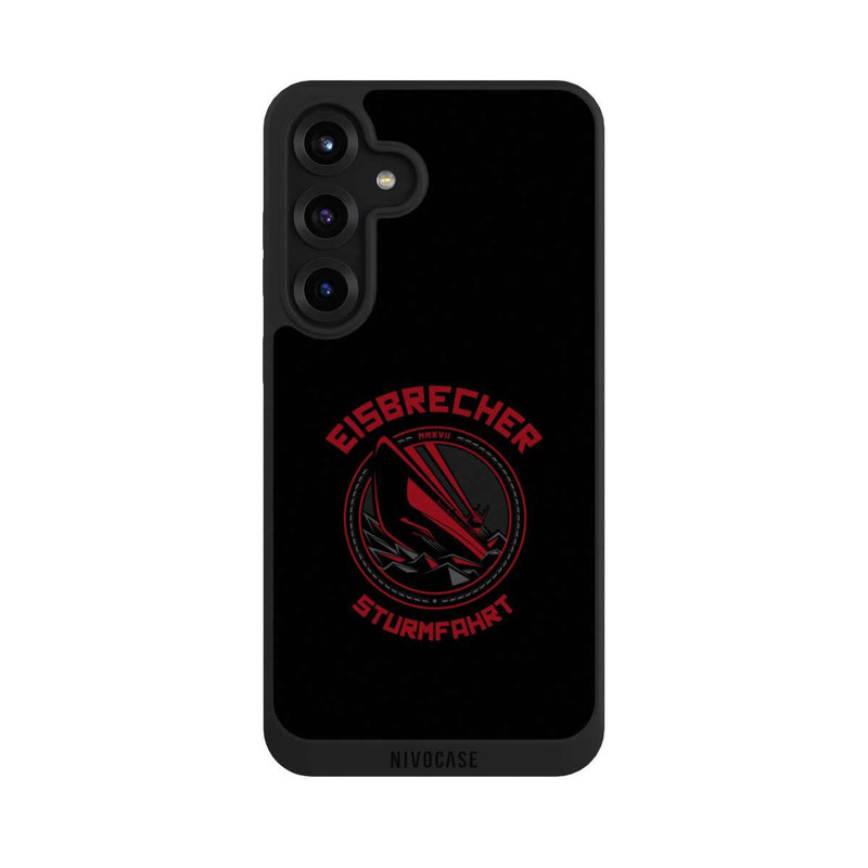 Galaxy S25 + NIVOpure Sturmfahrt Rot Eisbrecher