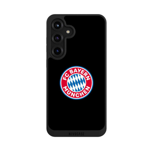 Samsung Galaxy S25+  NIVOpure Logo FCB sur fond noir