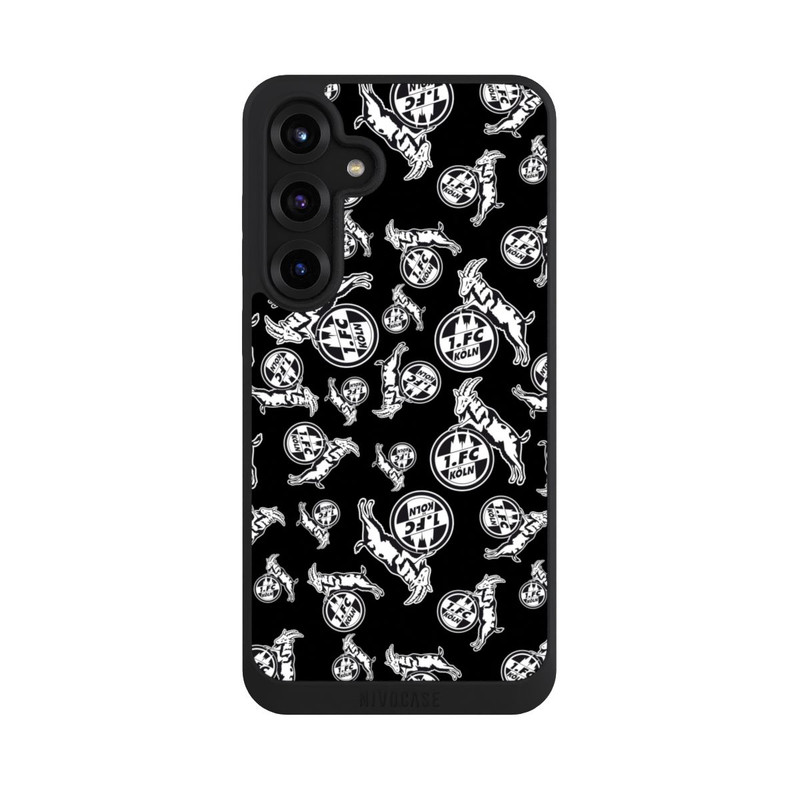 Galaxy S25 + NIVOpure Black and Grey Pattern 1.FC