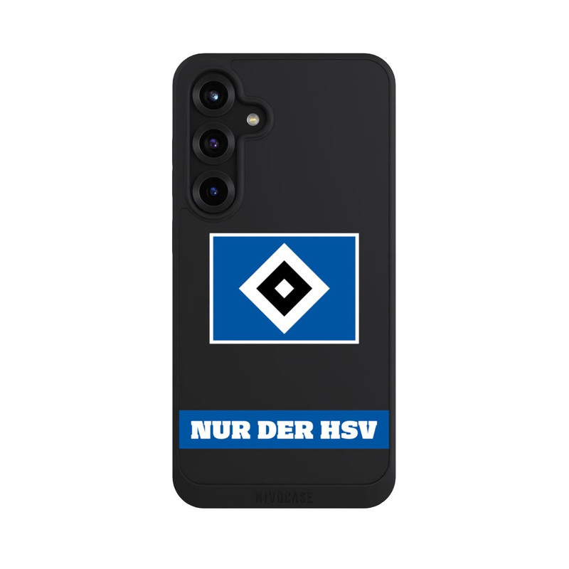 Galaxy S25 + NIVOpure Nur der HSV Blau - ohne Hintergrund