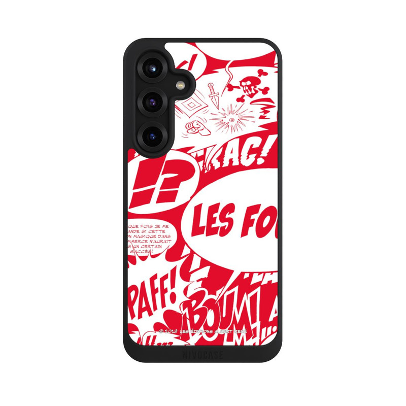 Galaxy S25 + NIVOpure Sprechblasen Asterix Rot