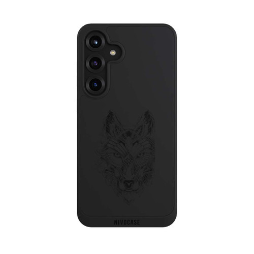 Samsung Galaxy S25+  NIVOpure Wolf Mandala ohne Hintergrund
