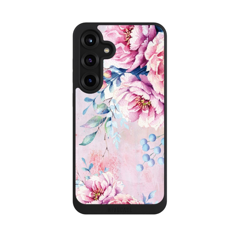 Galaxy S25 + NIVOpure Aquarell Blume 3