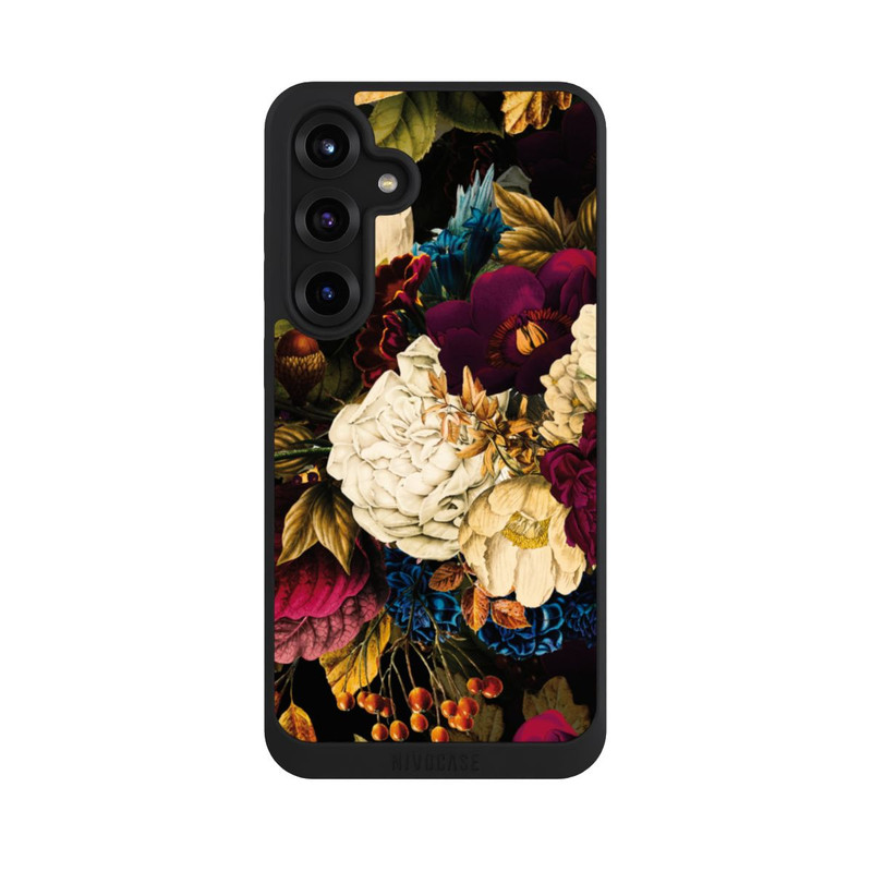 Galaxy S25 + NIVOpure Fleurs vintage sombres