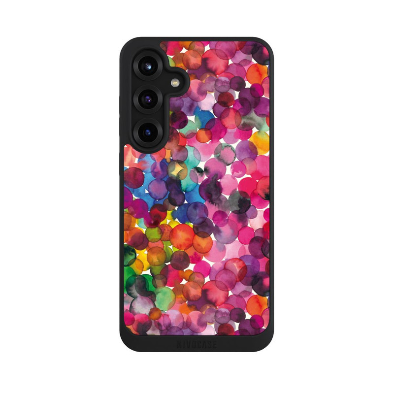 Galaxy S25 + NIVOpure Points aquarelle superposés