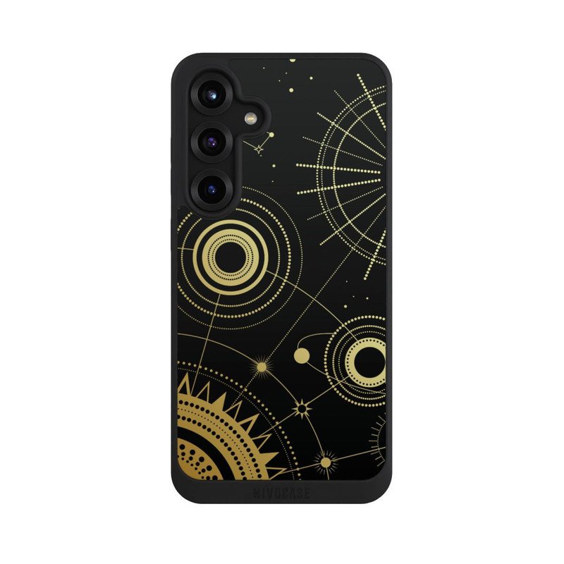 Galaxy S25 + NIVOpure Black and Gold Look Abstract