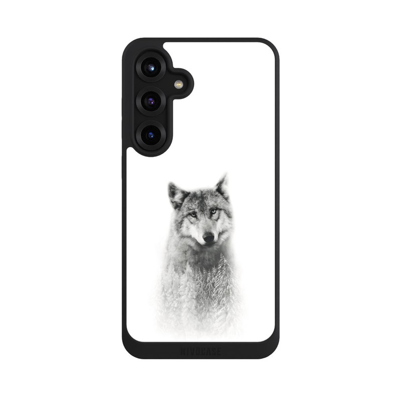 Galaxy S25 + NIVOpure Le loup et la forêt