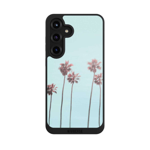 Samsung Galaxy S25+  NIVOpure Paradis des palmiers de plage rose