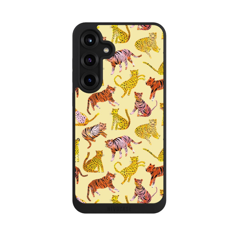 Galaxy S25 + NIVOpure Tiger und Leoparden Savannah