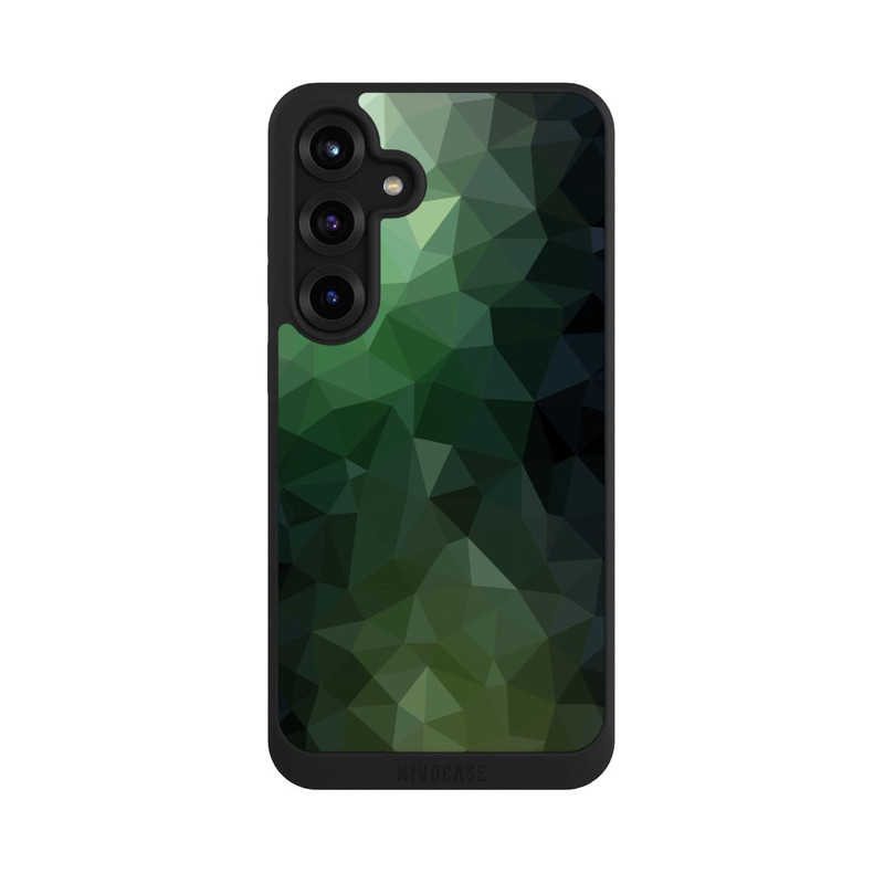Galaxy S25 + NIVOpure Polygonal Mosaic Green
