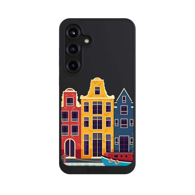 Galaxy S25 + NIVOpure Amsterdam Grachtenhäuser