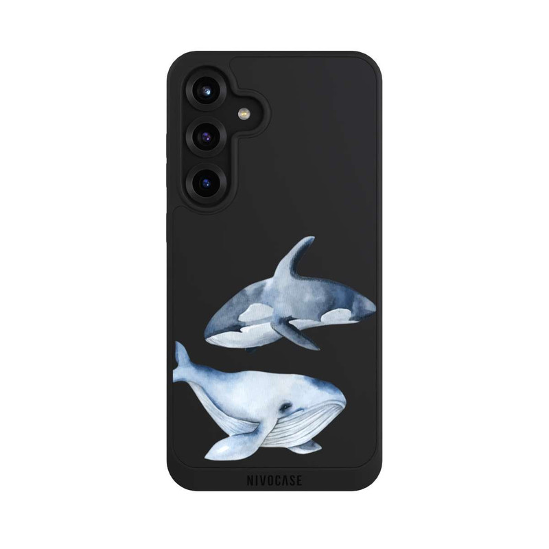 Galaxy S25 + NIVOpure Baleines transparentes
