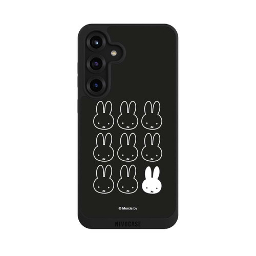 Samsung Galaxy S25+  NIVOpure Miffy Schwarz-Weiß