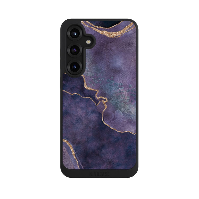 Galaxy S25 + NIVOpure Lila Edelstein glamourös