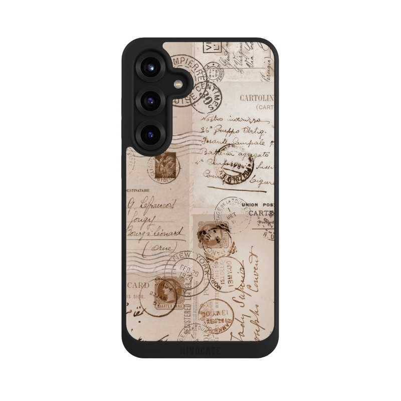 Galaxy S25 + NIVOpure Vintage Briefmarken