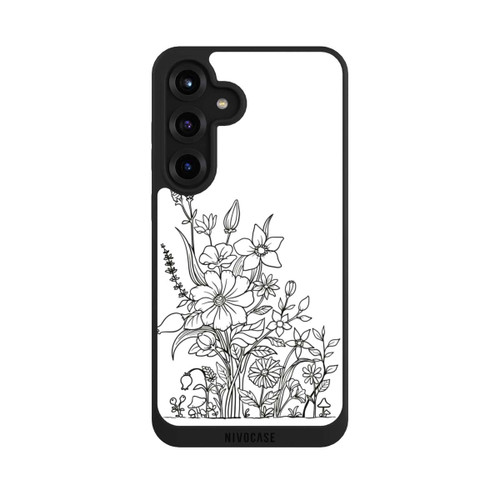 Samsung Galaxy S25+  NIVOpure Flowers Line Art