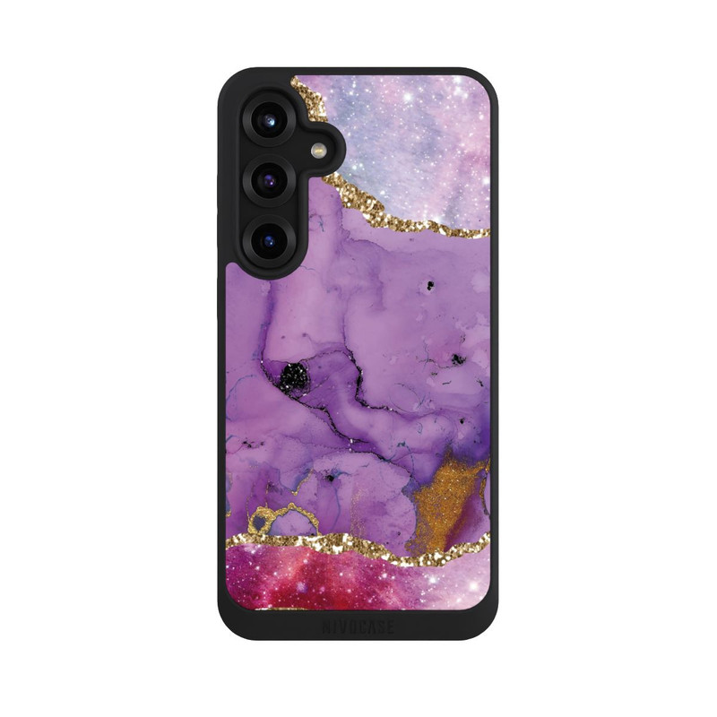 Galaxy S25 + NIVOpure Marbre glamour galaxie violet