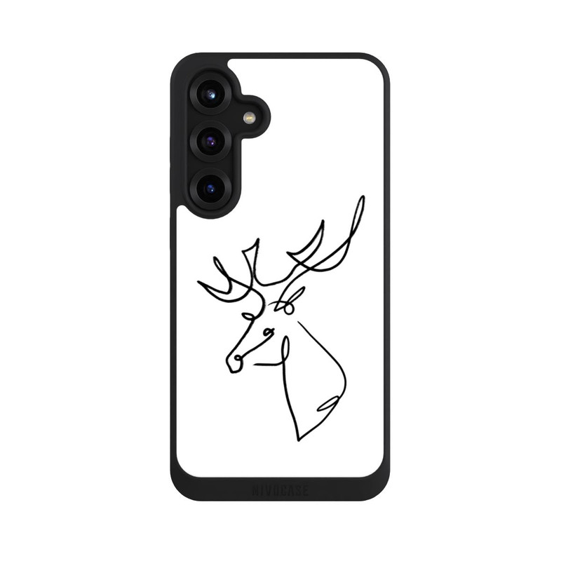 Galaxy S25 + NIVOpure Lineart Hirsch